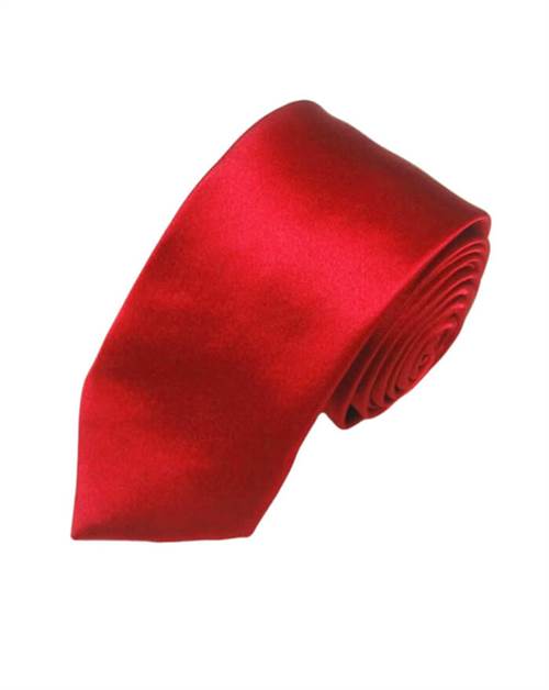 Rødt slips til festen nytårsaften